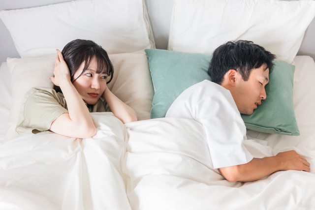 いびきの悩みは睡眠の質を下げる