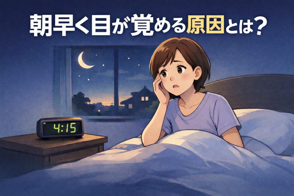 朝早く目が覚める原因とは？