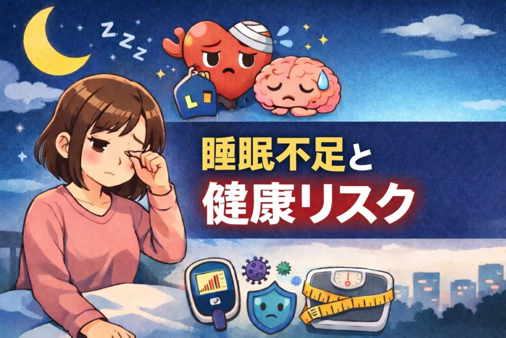睡眠不足が体に与える影響を正しく知る