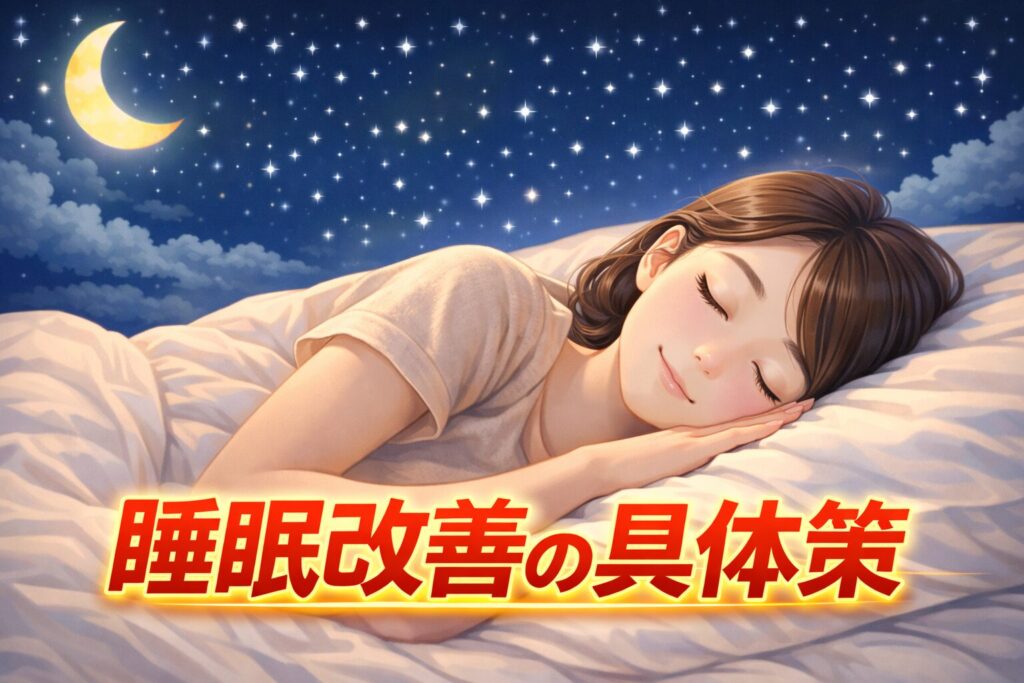 睡眠改善の具体策