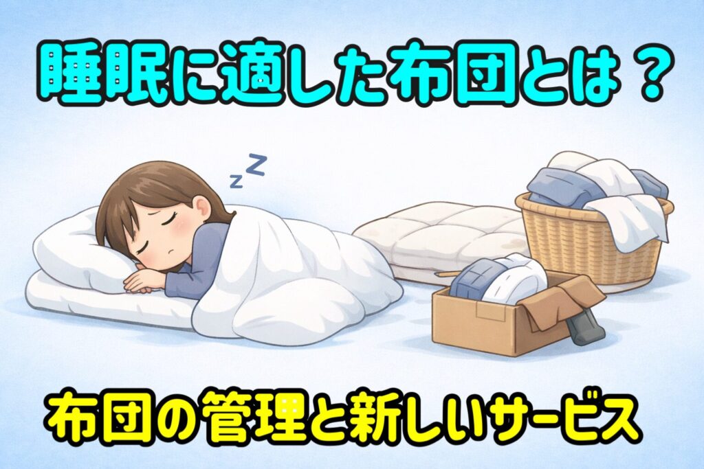 布団の状態が、睡眠の質を左右する