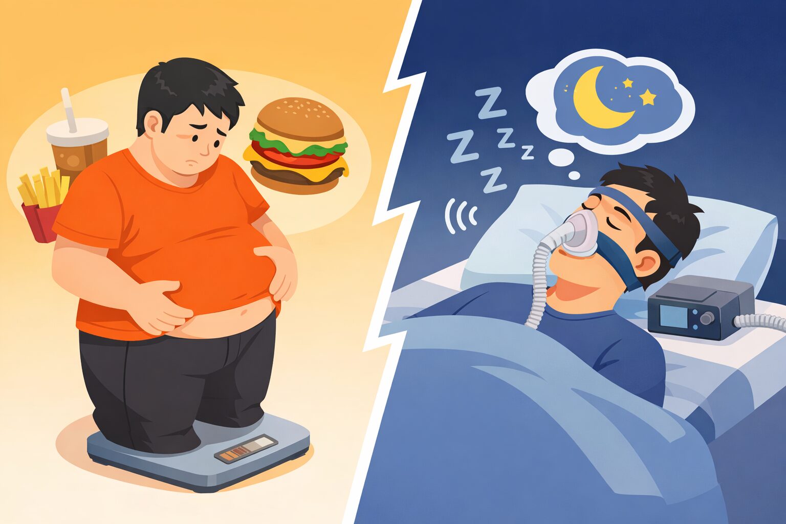 体重増加が睡眠に与える影響を正しく知る