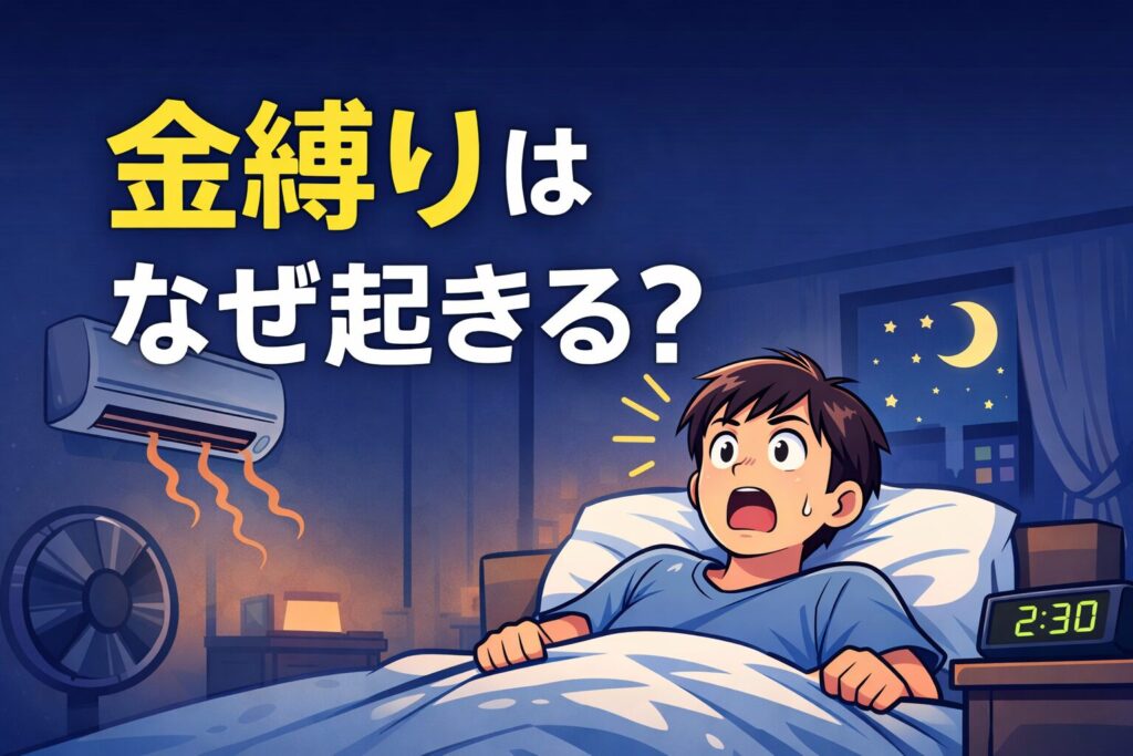 暑い夜に突然体が動かなくなる理由