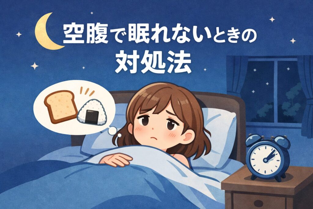 空腹で眠れないときの対処法