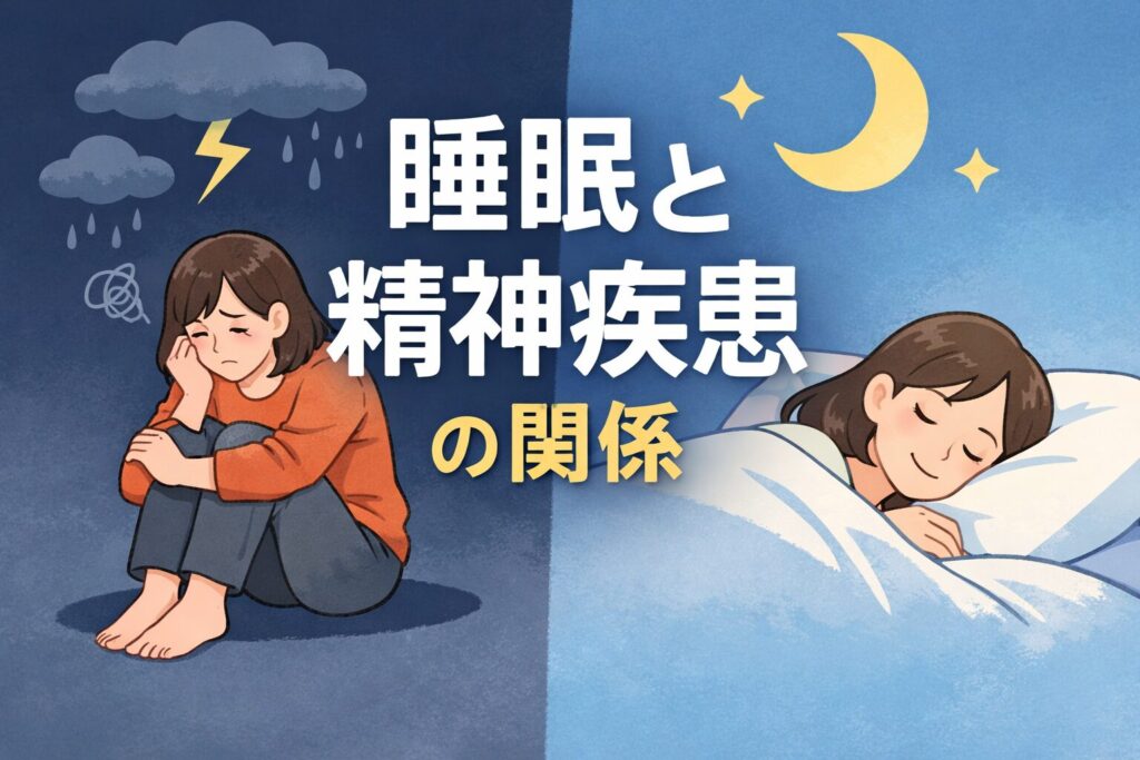 睡眠と精神疾患の関係を解説