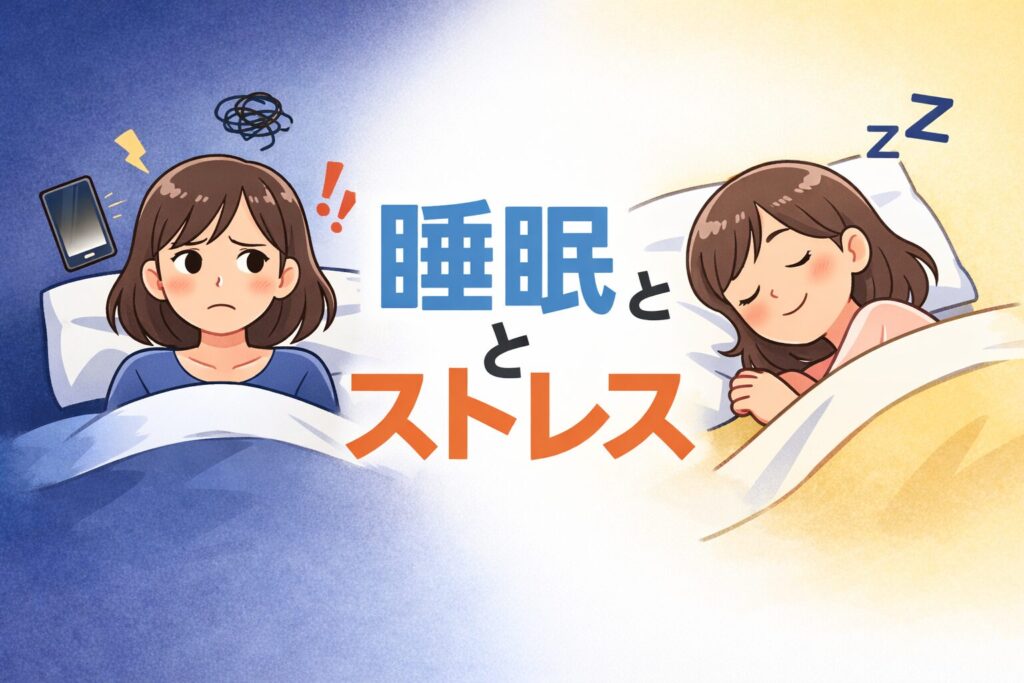 睡眠とストレスの関係をわかりやすく解説