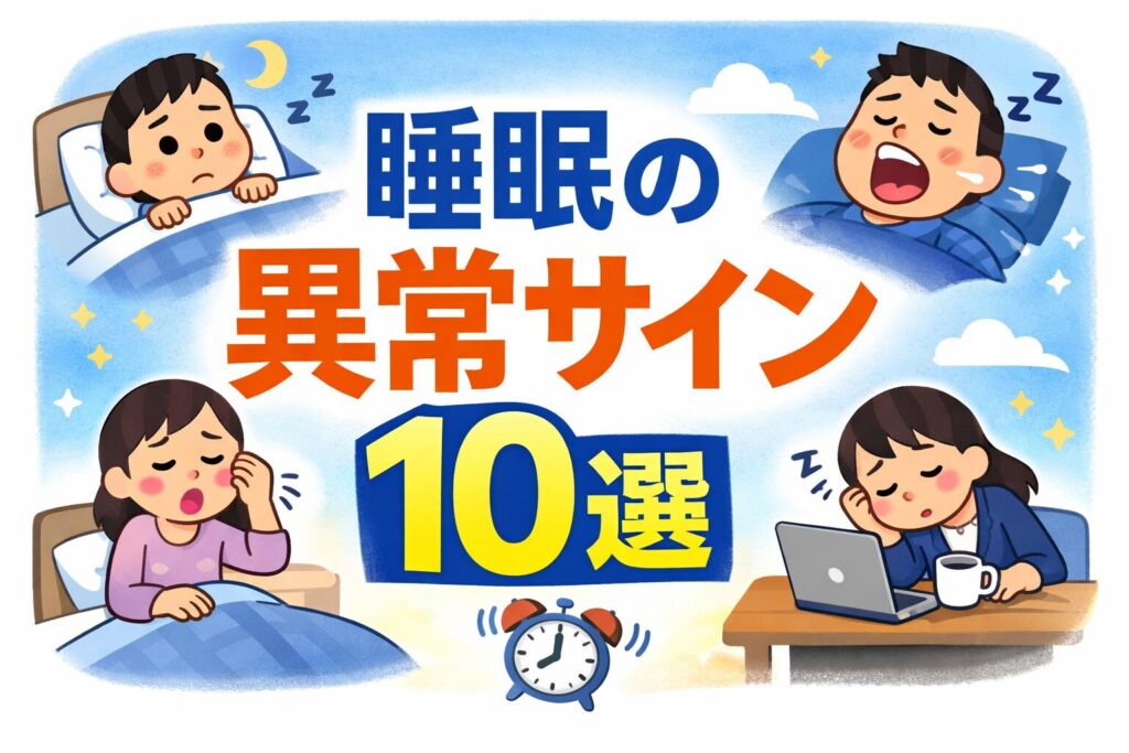 睡眠の異常サイン10選